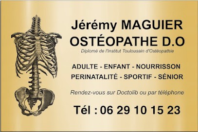 Ostéopathe - Jérémy MAGUIER, Ostéopathe à Lavaur