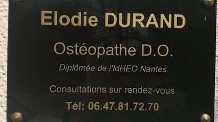 DURAND Elodie Ostéopathe DO, Ostéopathe à Lannilis