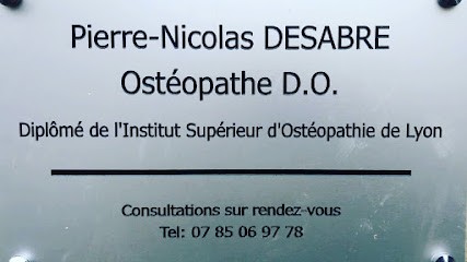 Pierre-Nicolas DESABRE Ostéopathe D.O., Ostéopathe à Moulins