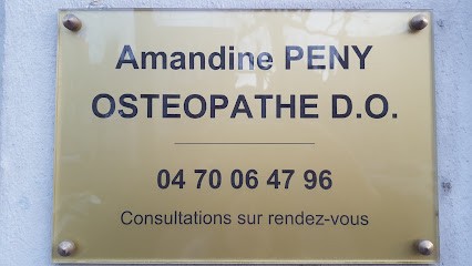 Peny Amandine, Ostéopathe à Montluçon