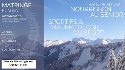Matringe Edouard Ostéopathe D.O., Ostéopathe à Perrignier