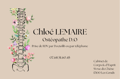 Lemaire Chloé, Ostéopathe aux Gonds