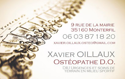 Xavier Oillaux, Ostéopathe à Monterfil