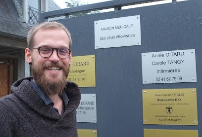 COLIN Jean-Cassien Ostéopathe D.O., Ostéopathe au Coudray-Macouard