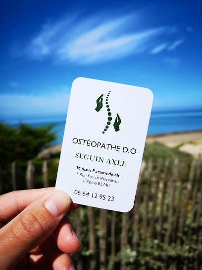 Ostéopathe Noirmoutier Axel Seguin, Ostéopathe à L'Épine