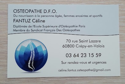 Fantuz Céline OSTEOPATHE, Ostéopathe à Crépy-en-Valois