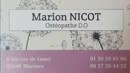 Marion NICOT, Ostéopathe, Ostéopathe à Marines