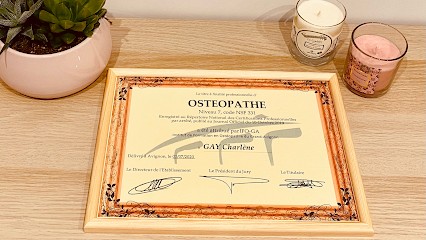 Charlène GAY, Ostéopathe D.O, Ostéopathe à Châteaurenard
