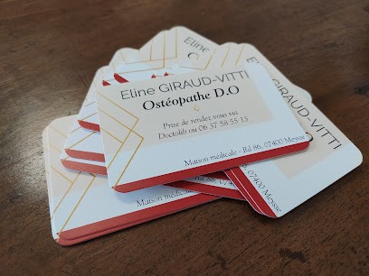Eline GIRAUD-VITTI Ostéopathe DO, Ostéopathe à Meysse
