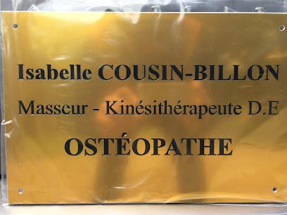 OSTEOPATHE Isabelle COUSIN-BILLON, Ostéopathe à Marans