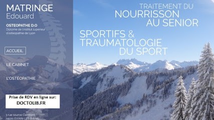 Edouard Matringe Ostéopathe D.O., Ostéopathe à Évian-les-Bains