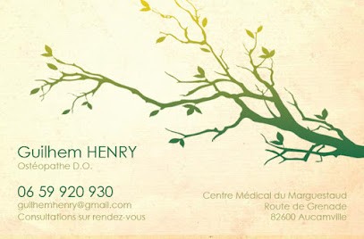Guilhem HENRY - Ostéopathe D.O. T.O., Ostéopathe à Aucamville