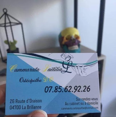 Cammarata Laetitia Ostéopathe D.O, Ostéopathe à La Brillanne
