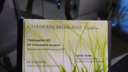 Geoffrey Charrain Brisseaud - Ostéopathe, Ostéopathe à Guilherand-Granges