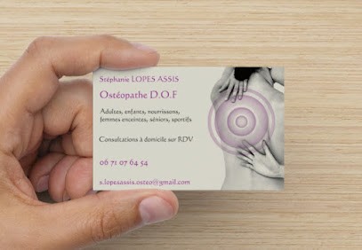 Stéphanie Lopes Assis Ostéopathe, Ostéopathe à Lésigny