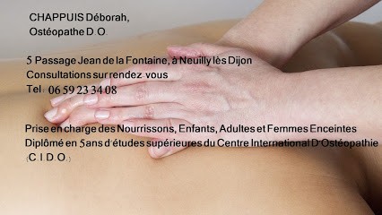 CHAPPUIS Déborah, OSTEOPATHE D.O., Ostéopathe à Chevigny-Saint-Sauveur