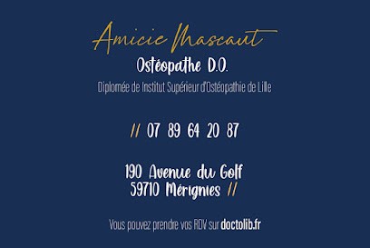 Amicie Mascaut - Ostéopathe, Ostéopathe à Mérignies