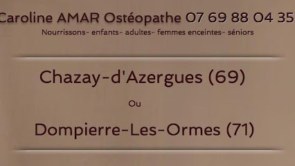 Caroline AMAR Ostéopathe, Ostéopathe à Chazay-d'Azergues