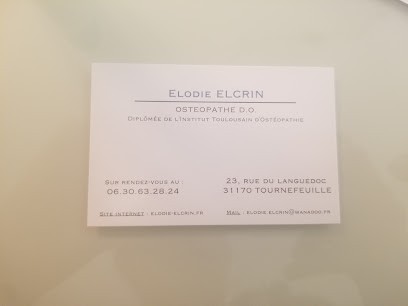 Elodie Elcrin, Ostéopathe à Tournefeuille