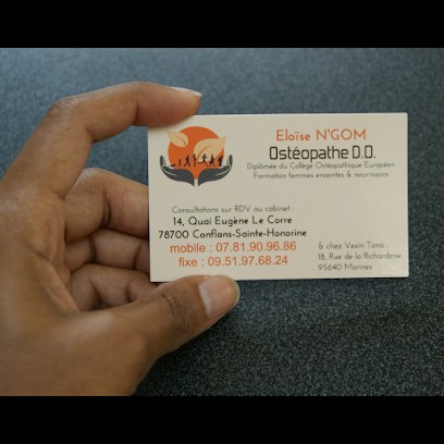 Eloïse N'GOM Ostéopathe D.O., Ostéopathe à Conflans-Sainte-Honorine