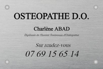 Charlène ABAD - Ostéopathe D.O., Ostéopathe à Martres-Tolosane