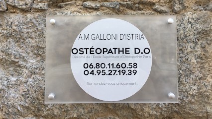 Ostéopathie et Posturologie Sartène Galloni d'istria DO, Ostéopathe à Sartène