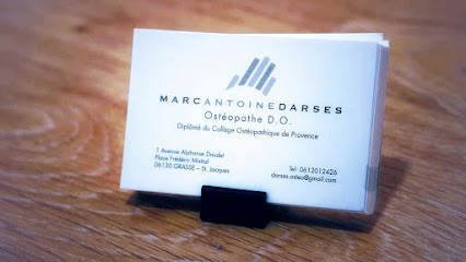 DARSES Marc Antoine Osteopathe à Grasse, Ostéopathe à Grasse