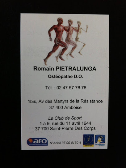 Romain Pietralunga Ostéopathe à Amboise