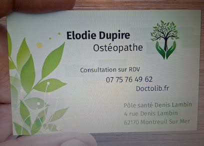 Elodie Dupire - Ostéopathe Ostéopathe à Montreuil