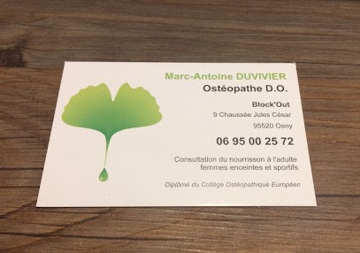 Marc-Antoine Duvivier Ostéopathe Block'Out, Ostéopathe à Osny