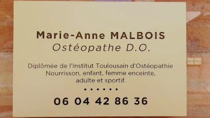 Marie Anne MALBOIS, Ostéopathe à Lagardelle-sur-Lèze