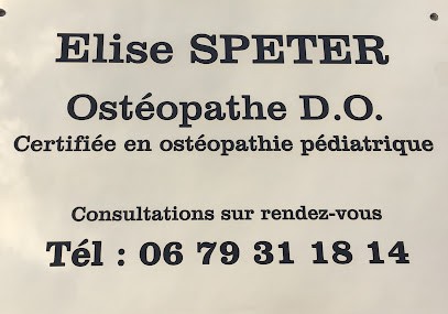 Élise Speter, Ostéopathe à Saint-Martin-lez-Tatinghem
